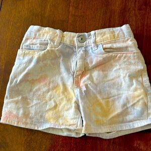 Oshkosh Girls tie-dye, jean shorts